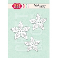 Craft and You Design Magdas Poinsettia Small Flower Dies