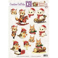 Creative Cut Outs - Christmas Animals 02 
