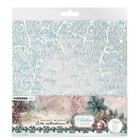 Studio Light - Christmas Blush Acetate Sheets Vintage Mint & White
