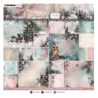 Studio Light - Christmas Blush Designer Paper Pad Backgrounds