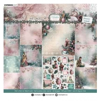 Studio Light - Christmas Blush Designer Paper Pad Double - Sided Scrapbooking