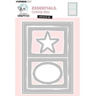 Creative Craftlab Stitched A6 Essentials Cutting Die