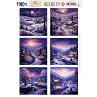 Berries Beauties 3D Push Out Sheet - Purple Village - Square