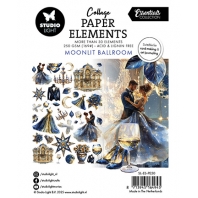 Studio Light Collage Paper Elements - Moonlit Ballroom