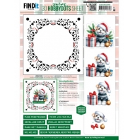 Berries Beauties - 3D Hobbydots Sheet - Very Furry Christmas 1