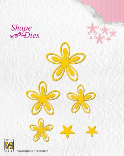 Nellies Choice Shape Die - bloemen 3
