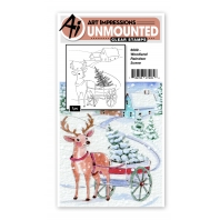 Art Impressions - Woodland Reindeer ScÃ¨ne 6089
