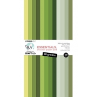 Studio Light - Essentials Unicolor Paper Pad - All Greens