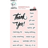 Studio Light Essentials Clear Stamps - Thank You