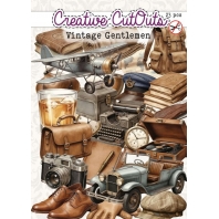 Creatief Art - Creative Cut Outs Vintage Gentlemen 23 stuks