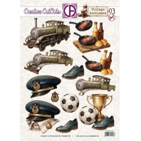 Creatief Art - Creative Cut Outs Vintage Gentlemen 03