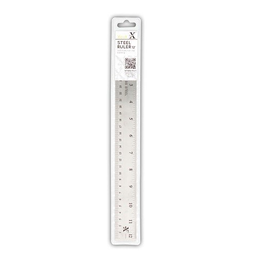 12 Steel Ruler ( soft back )