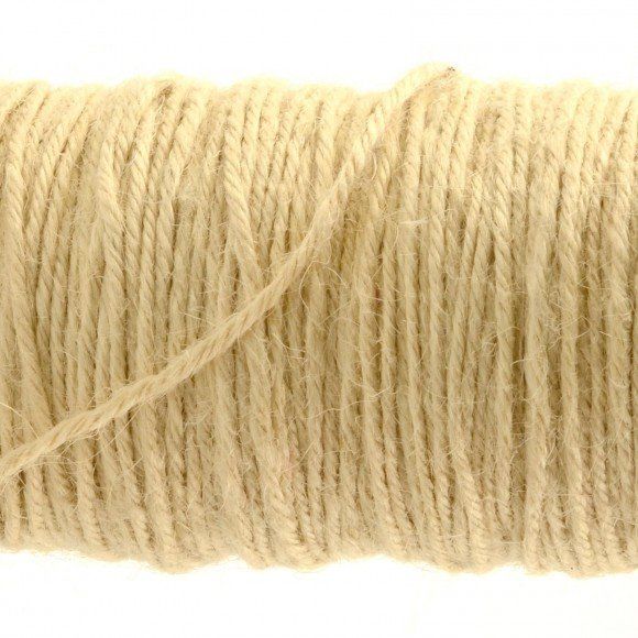 Jute koord 2mm x 100m ivoor