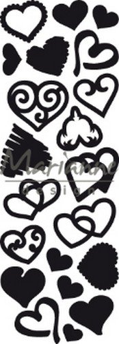 Marianne Design Craftable Punch die Sweet Hearts