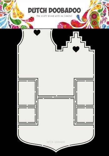 Dutch Doobadoo Fold card art Small Houses A4