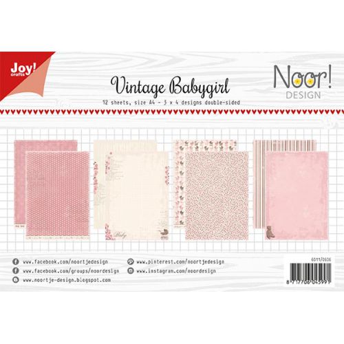 Papierset - Design Vintage Babygirl