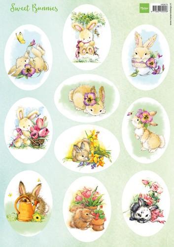 Marianne Design decoupage Sweet Bunnies