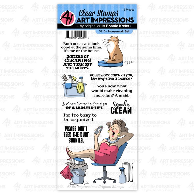 Art Impressions Stamp Housework Set