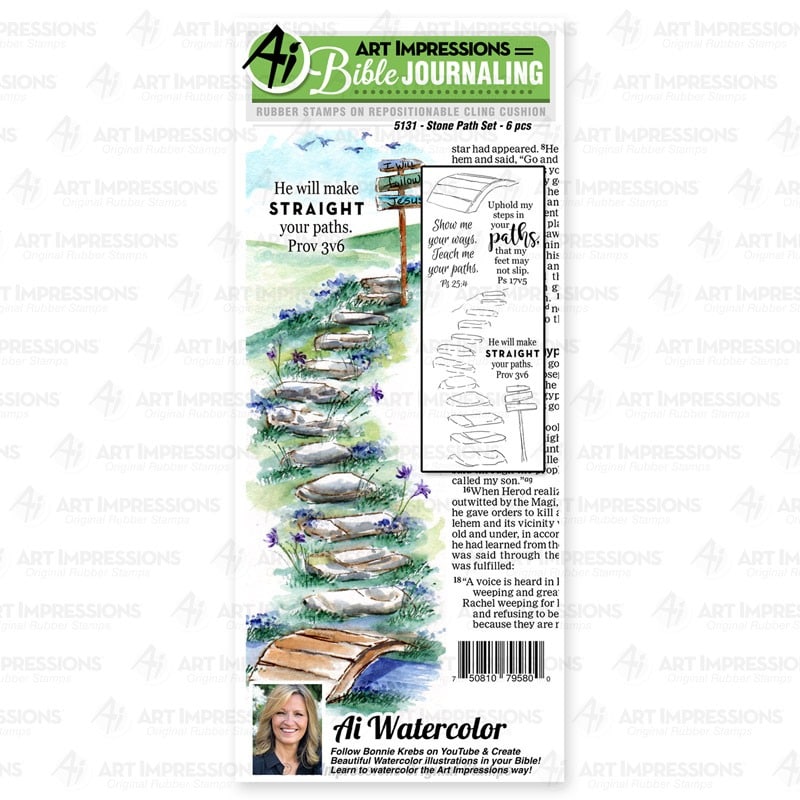Art Impressions Stamp Stone Path Set
