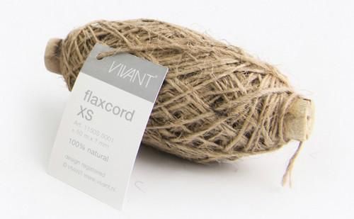 Vivant Jute Flax koord xs naturel - 1mm