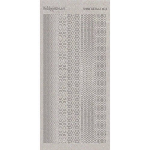 Shiny Details 4 - Oval - Zilver