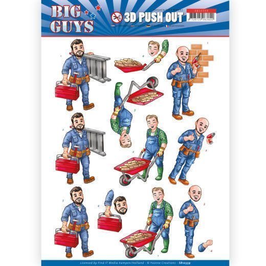 3D Push Out - Yvonne Creations - Big Guys - Repairs