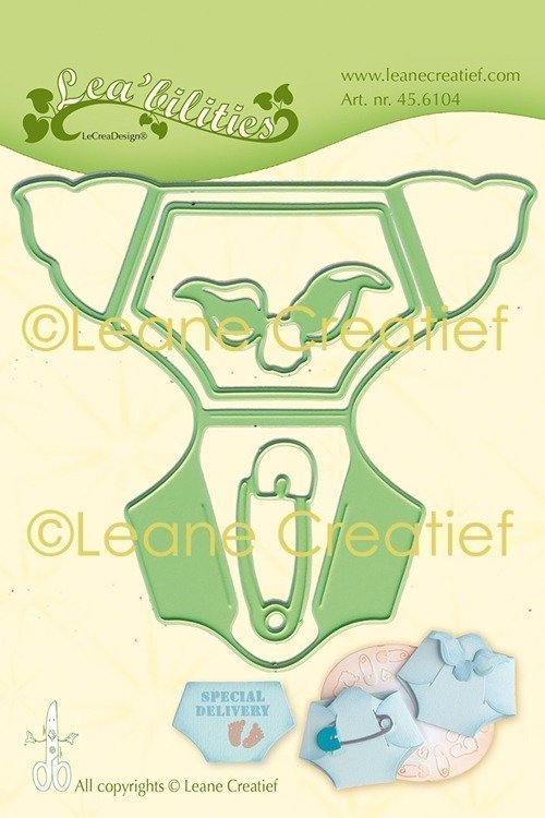 Baby Luier snij en embossing mal