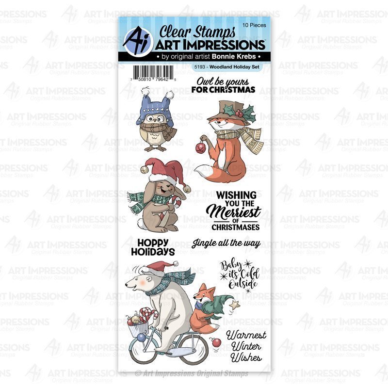 Art Impressions Woodland Holliday Set 5193