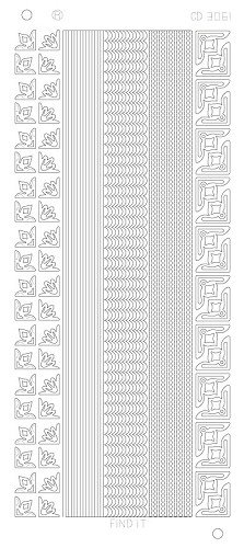 Various Lines and Corners Zilver
