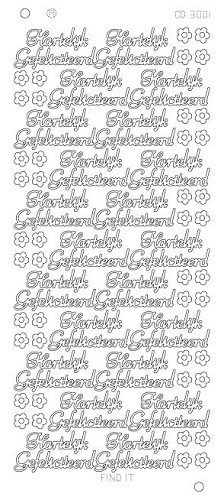 Hartelijk Gefeliciteerd Goud klein