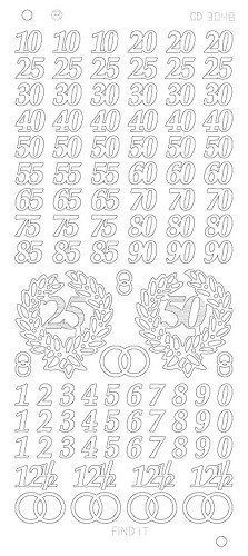 Cijfers Jubileum Goud