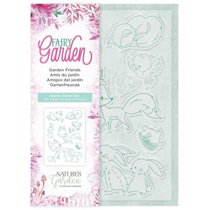 Fairy Garden - Acrylic Stamp - Garden Friends