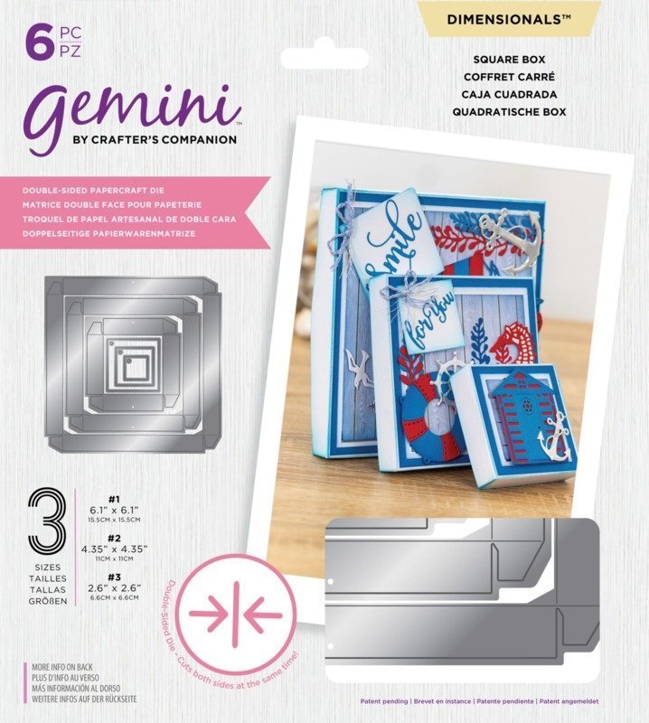 Gemini Double -Sided  Die - Dimensionals