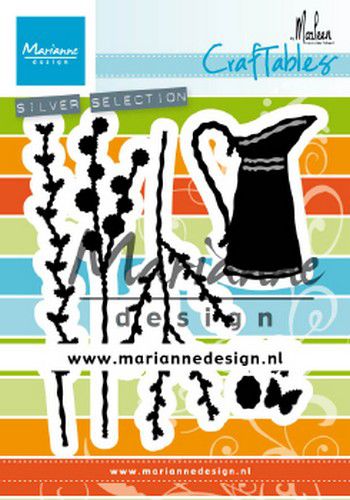 Marianne Design Craftable kan met bloemen by Marleen