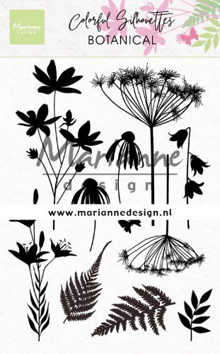 Marianne Design Clearstamps Colorful Silhouette - Botanisch