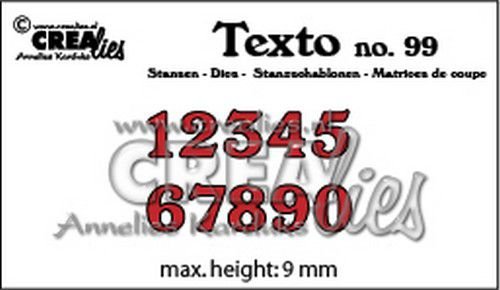 Crealies Texto Stansen cijfers klein