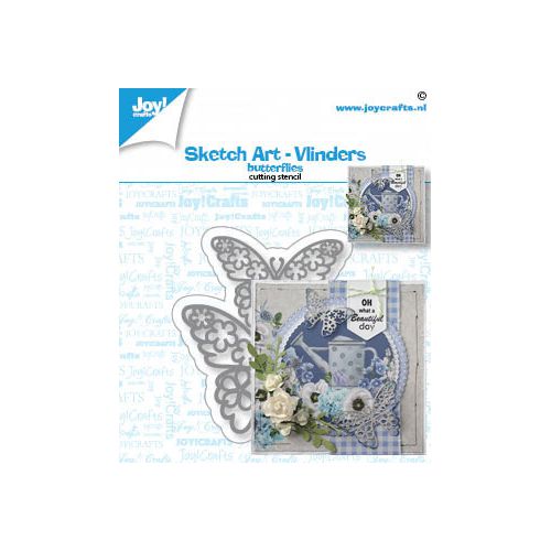 Snijstencil - Sketch art - Vlinders
