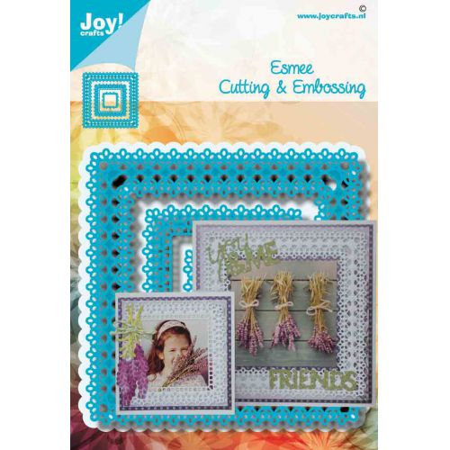 Snij- embosstencil - Vierkante mal