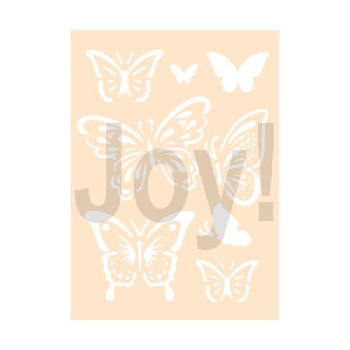 Polybesastencil A6 - Vlinders