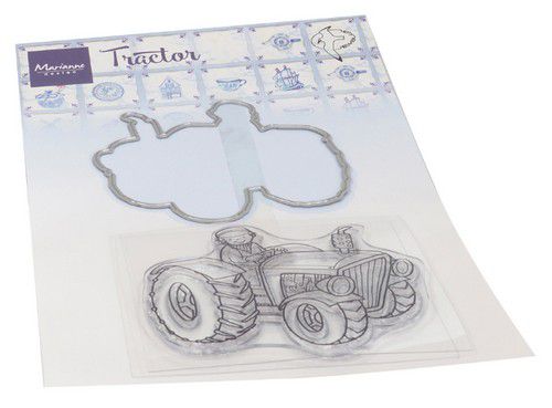 Marianne Design Clear Staps & Die Hetty's Tractor