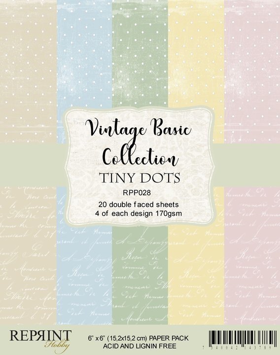 Reprint - Vintage Basic Collection - Tiny Dots