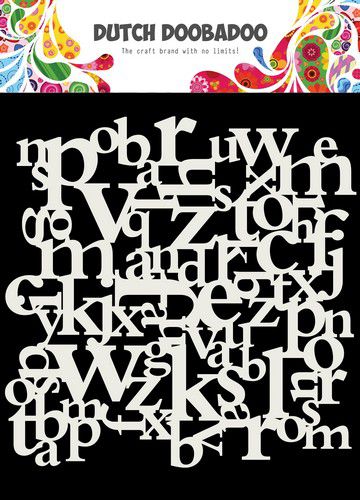 Dutch Doobadoo Dutch Mask Art Letters