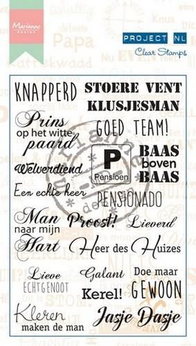 Marianne Design Stempel Project NL - heren