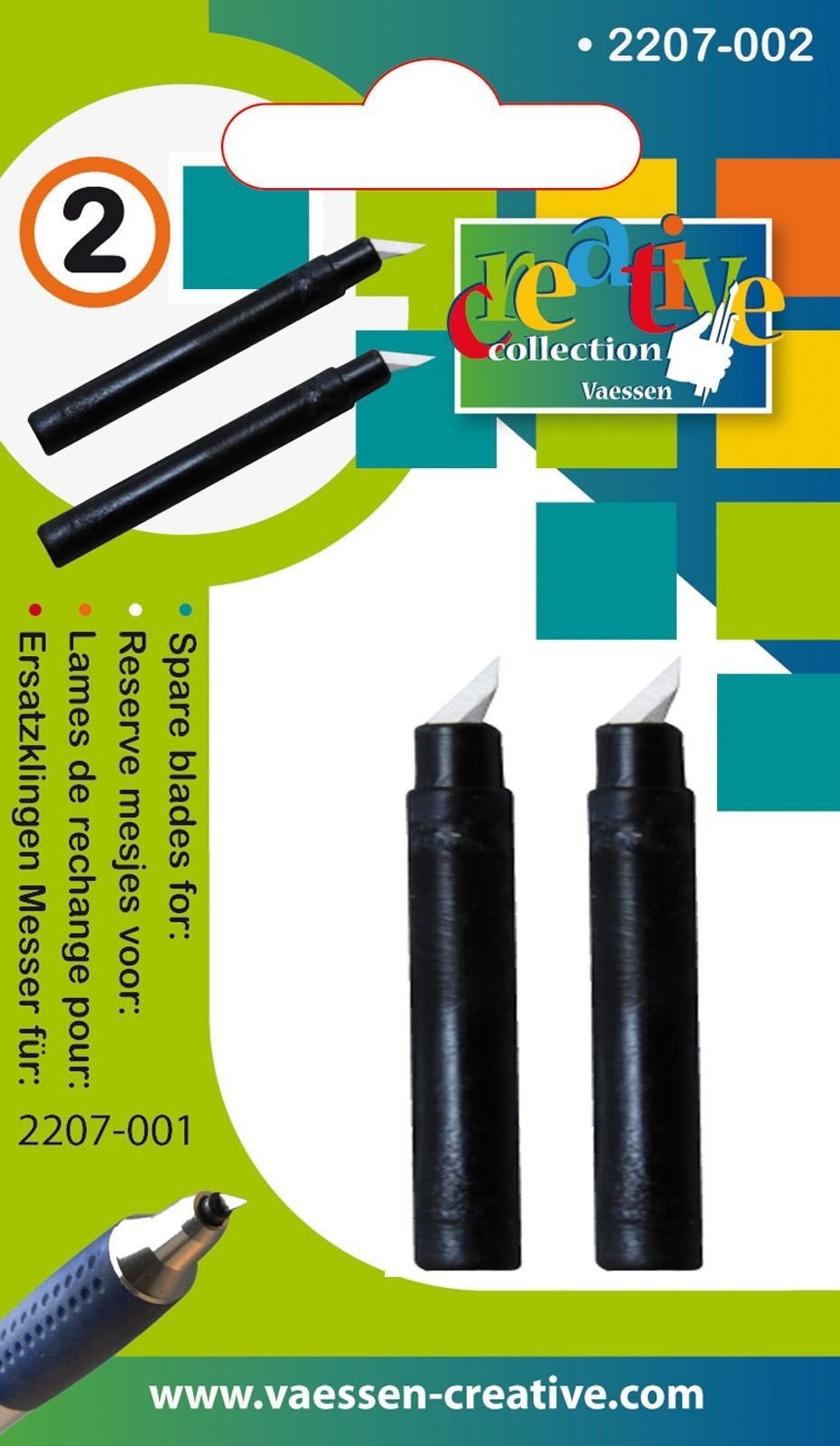 Vaessen Creative - reservemesjes voor zwenkmes 2 stuks