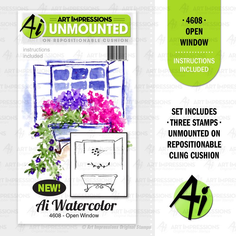 Art Impressions - Open Window 4608