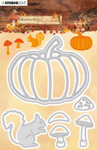 Studio Light  Embossing Die 105x128mm Wonderful Autumn nr 309