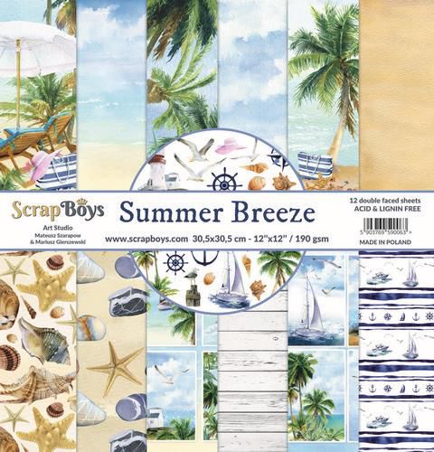 ScrapBoys Summer Breeze paperset 30.5x30.5cm