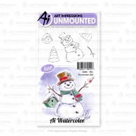 Art Impressions - WC Snowman Set