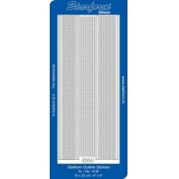 Starform Stickers Borders 14 Zilver