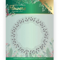Dies  - Jeanine's Art Christmas Flowers -  Holy Christmas Wreath